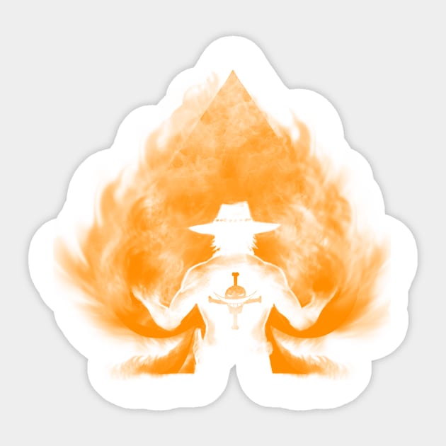 Fire first Ace Sticker by edusuarez